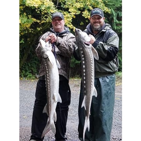 Baseball Fishing Hat Embroidered Logos Mesh Trucker Fishing Outdoors Blak NWT - Picture 6 of 8